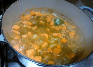 Squash added to Soup